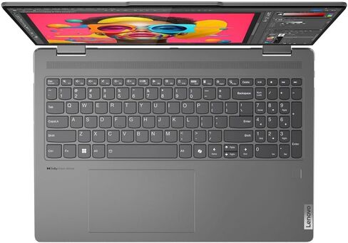 Lenovo 2024 Yoga 7 2-in-1 16" WUXGA IPS Touch Laptop 12-Core Intel Core Ultra 7 155U 16GB LPDDR5 1TB SSD Thunderbolt 4 USB-C w/DP WiFi AX BT Webcam HDMI2.1 Backlit KB Fingerprint Windows 11 Home in Kuwait