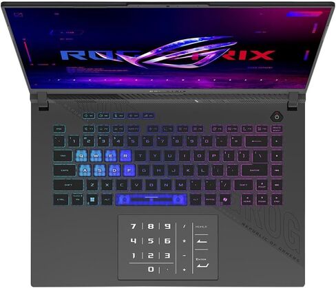 كمبيوتر محمول للألعاب ASUS ROG Strix G16 مقاس 16 بوصة 165 هرتز؛ AMD Ryzen 9 8940HX 2.4 جيجا هرتز؛ NVIDIA GeForce RTX 5070 8 جيجا GDDR7؛ 32 جيجا DDR5-5200 RAM؛ 1 تيرابايت NVMe SSD، Windows 11 Home in Kuwait