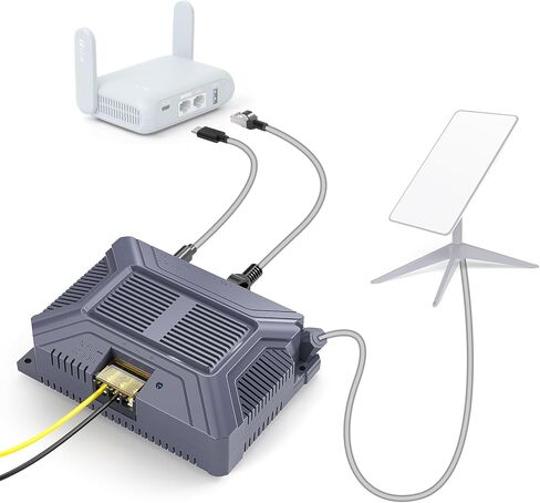 XLTTYWL Starlink PoE Injector، مجموعة محول Starlink Ethernet إلى سلك Ethernet لطبق Starlink Satellite V2 - RJ45، T568B Pinout، 10/100/1000 ميجا بايت / ثانية، -20 إلى +55 درجة مئوية درجة حرارة التشغيل in Saudi Arabia