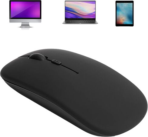 Wireless Mouse, Silent Mute DPI 800 1200 1600 with Advanced Optical Tracking Technology, for Laptops Tablets in Kuwait