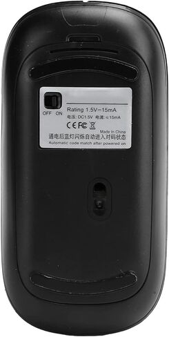 Wireless Mouse, Silent Mute DPI 800 1200 1600 with Advanced Optical Tracking Technology, for Laptops Tablets in Kuwait