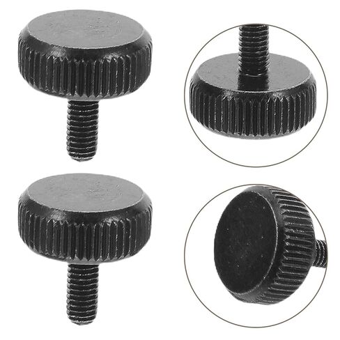 Tofficu 30pcs M3 Hand-Twisted Thumb Screws for PC Case Covers, Computer Case Fasteners with Knurled Handle, Black Long Screws Compatible with Hard Drives and Power Supply Installation in Kuwait