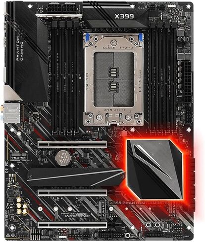 pc Motherboard Fit for ASRock X399 Motherboard Support TR4 Socket Ryzen Threadripper Series CPU TR 1920X 1900X 2950X 1950X DDR4 3400+ MHz M.2 ATX in Kuwait