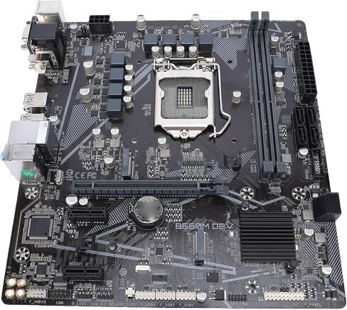 LICAEVEY اللوحة الأم للكمبيوتر المكتبي اللوحة الأم للكمبيوتر LGA1200 مقبس Micro ATX للجيل الحادي عشر i9 i7 i5 i3 مع 6+2 مرحلة طاقة M.2 PCIe 4.0 DDR4 64GB BIOS in Kuwait