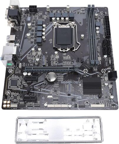 LICAEVEY اللوحة الأم للكمبيوتر المكتبي اللوحة الأم للكمبيوتر LGA1200 مقبس Micro ATX للجيل الحادي عشر i9 i7 i5 i3 مع 6+2 مرحلة طاقة M.2 PCIe 4.0 DDR4 64GB BIOS in Kuwait