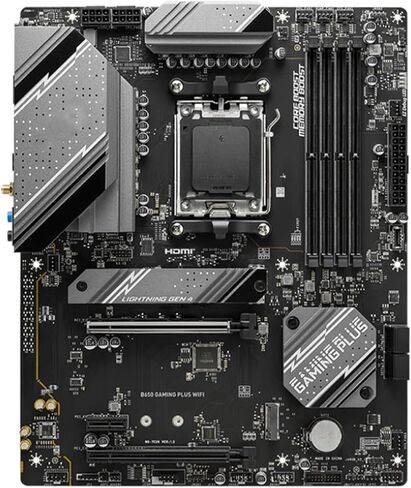 pc Motherboard Fit for MSI B650 Gaming Plus WiFi Motherboard Supports Ryzen 7 7800X3D 7600X R5 7500F CPU DDR5 7200MHz NVME M.2 PCIe 4.0 in Kuwait