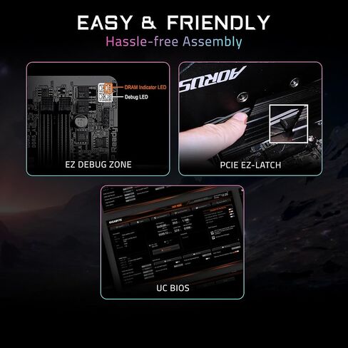 اللوحة الأم GIGABYTE H810M S2H GEN5 Intel LGA 1851 mATX، تدعم Core Ultra (السلسلة 2)، DDR5، 4+1+2 مرحلة طاقة، PCIe 5.0 x16، 1x M.2، USB 3.2 Gen 1، USB-C أمامي 5 جيجابت/ثانية، GbE LAN، PCIe EZ-Latch in Kuwait