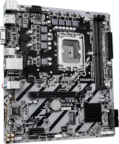 اللوحة الأم GIGABYTE H810M S2H GEN5 Intel LGA 1851 mATX، تدعم Core Ultra (السلسلة 2)، DDR5، 4+1+2 مرحلة طاقة، PCIe 5.0 x16، 1x M.2، USB 3.2 Gen 1، USB-C أمامي 5 جيجابت/ثانية، GbE LAN، PCIe EZ-Latch in Kuwait