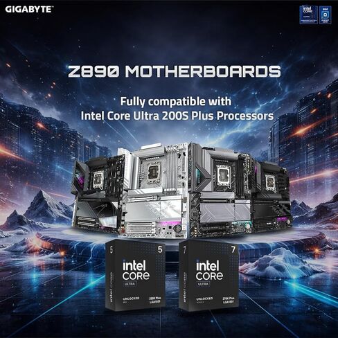 اللوحة الأم GIGABYTE Z890 AORUS Elite Duo X Intel LGA 1851 ATX، تدعم Core Ultra (السلسلة 2)، DDR5، 16+1+2 مرحلة طاقة، 5X M.2، PCIe 5.0، USB4، WiFi 7، 5 جيجابت، EZ-Latch، D5 Bionic Corsa in Kuwait