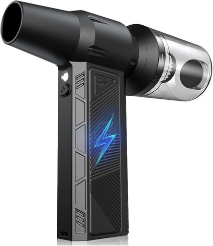 RapAir Compressed Air Duster -150000RPM Super Power 3-Gear Cordless Electric Air Duster with LED Light, Fast Charging Rechargeable Air Blower for Computer, Keyboard, Car, Outdoor and Home in Kuwait