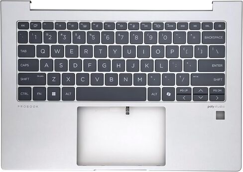 Replacement Upper Case Palmrest for HP Probook 440 G11 Series Laptop with Backlit Keyboard Top Cover N98209-001 in Kuwait