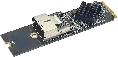 M.2 NVME to SFF-8087 SATA3.0 Expansion Card Mini-SAS/Hard Disk Adapter Card 36PIN Spare Parts in Kuwait