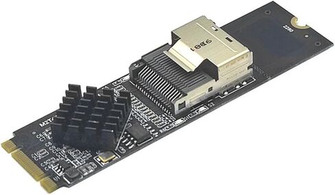 M.2 NVME to SFF-8087 SATA3.0 Expansion Card Mini-SAS/Hard Disk Adapter Card 36PIN Spare Parts in Kuwait