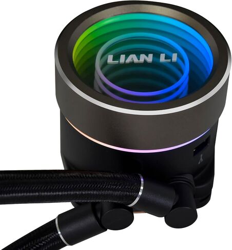 LIAN LI Galahad II Trinity 360MM الكل في واحد مجموعة تبريد وحدة المعالجة المركزية السائلة - أسود in Kuwait