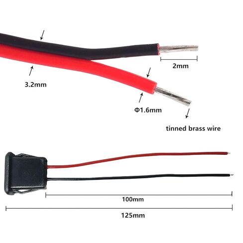 2Pin USB 2.0 USB أنثى ضفيرة كابل الطاقة جاك DC 5V 3A شحن ميناء موصل تهمة واجهة مع كابل مفتوح شاحن USB فلوش جبل المقبس لإصلاح DIY in Kuwait