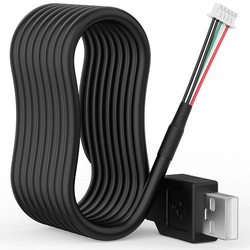 كابل كاميرا USB 2.0 لجميع وحدات الكاميرات، طول 2 متر (6.56 قدم)، OD4.0 مم، سلك أرضي معدني إضافي للحماية in Kuwait