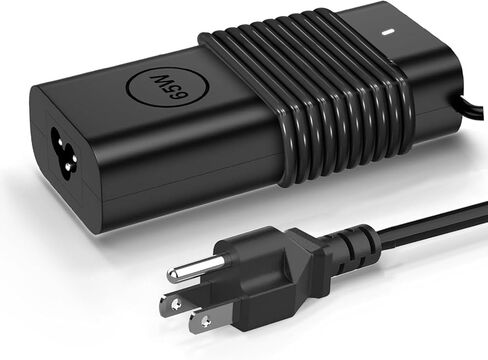 65W USB C Laptop Charger for Dell Inspiron 16 Latitude e5440 P165G XPS 13 Chromebook 3100 for Dell Pro Series LA65NM190 HA65NM190 0P13YF Type C Power Cord in Kuwait