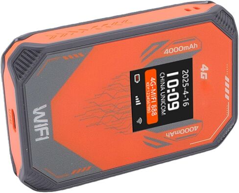 GOWENIC 4G Mobile WiFi Router, Portable WiFi Hotspot Device with 4000mAh Battery and SIM Card Slot, for Travel Camping Business Trip Outdoor Activities in Kuwait