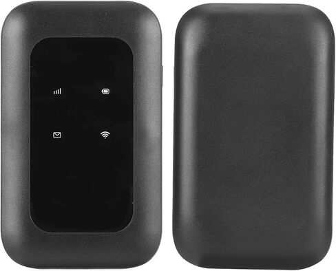 راوتر Qinlorgo 150Mbps 4G WiFi، مودم USB LTE، جهاز WiFi محمول مع بطارية 2100 مللي أمبير في الساعة وشاشة LED، مثالي لأوروبا وآسيا، يدعم 10 أجهزة in Kuwait