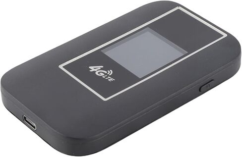 Qinlorgo 4G LTE Mobile WiFi Hotspot، راوتر لاسلكي عالي السرعة 500 ميجا بت في الثانية، نقطة اتصال بفتحة بطاقة SIM مع شاشة ملونة ودعم 10 مستخدمين، مثالية للوصول إلى الإنترنت في أي مكان in Kuwait