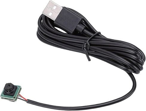 كاميرا Yunseity USB صغيرة، مستشعر CMOS بزاوية عريضة 2 ميجابكسل 1080 بكسل عالي الدقة مع عدسة 180 درجة، لمكالمات الفيديو والاجتماعات والألعاب والبث عبر الإنترنت in Kuwait