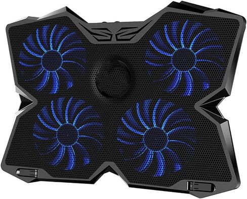 Laptop Cooler Cooling Pad Fan Notebook Adjustable Speed with 4 Fans for 14"-17" in Kuwait