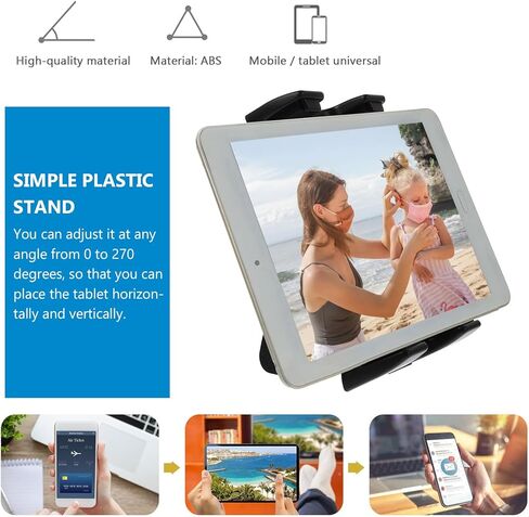 Rotating Phone Tablet Stand 360 Rotatable Phone Support Holder Adjustable Tablet Bracket for Desk and Car Use 5.51X3.14X2.95In in Kuwait