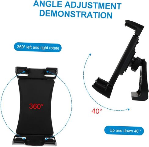 Rotating Phone Tablet Stand 360 Rotatable Phone Support Holder Adjustable Tablet Bracket for Desk and Car Use 5.51X3.14X2.95In in Kuwait