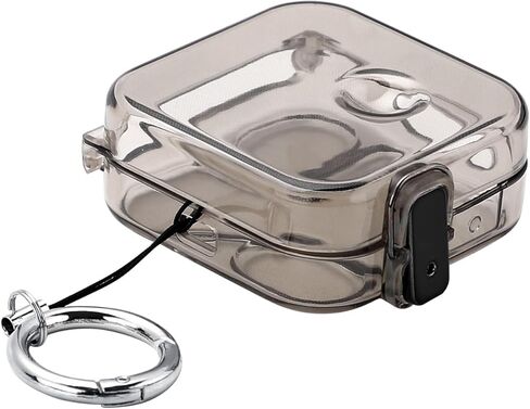 Crystal Clear Case for Nothing Ear (3), Ultra-Clear Anti-Yellowing Transparent Cover, Shockproof Hard TPU Protective Skin for Nothing Earbuds (3) (2025) with Carabiner, Support Wireless Charging in Kuwait