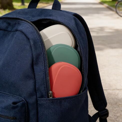 3 Pcs Silicone Wired Headphones Organizer, Small Headphones Case Pouch Earphone Cases Portable Headphone Storage, Mini Soft Earbud Pouch for Wired Earbuds Travel Home Workplace (Green Pink Gray) in Kuwait