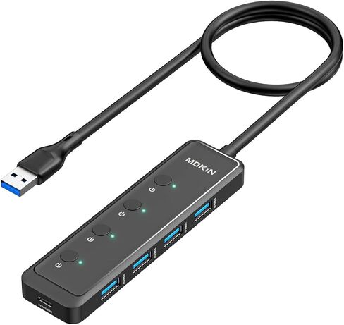 دونجل USB C 5 في 1 مع محور USB C وشحن PD in Kuwait