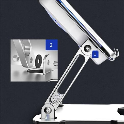 Tablet PC Cooling Adjustable Aluminum Stand Laptop Portable Accessories Cooler in Kuwait