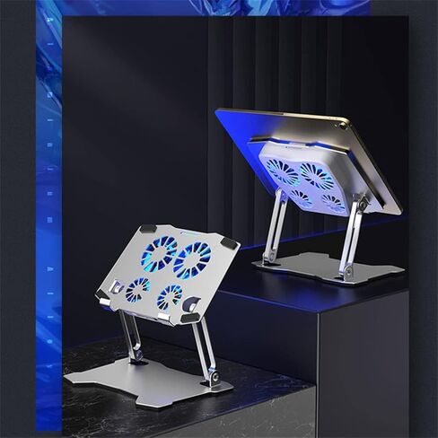 Tablet PC Cooling Adjustable Aluminum Stand Laptop Portable Accessories Cooler in Kuwait