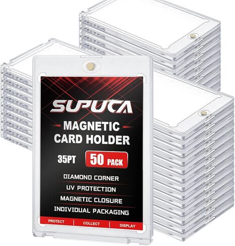 100ct Magnetic Card Holder, 35PT One Touch Card Holder in Kuwait