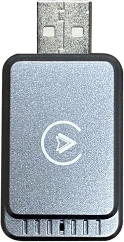 AuroraLink JC007 2-in-1 Wireless CarPlay Adapter – 2026 Upgrade, Plug & Play, 5.8GHz Ultra-Fast Connection, OEM-Like Experience for Factory Wired CarPlay Cars (2016+ Models, iOS 10+) in Kuwait