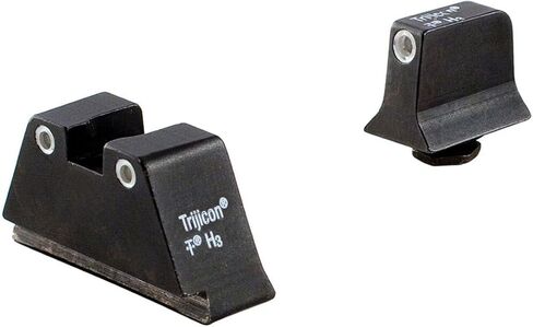 مجموعة الرؤية الليلية Trijicon Glock Suppressor، أبيض/أسود in Kuwait