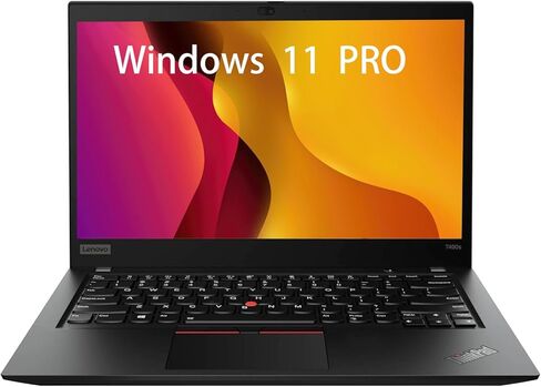 Lenovo Thinkpad T490s Laptop, 14" FHD Display Laptop, Core i5-8365U, 8 GB DDR4 RAM, 256 SSD, Webcam, HDMI, Windows 11 Pro (Renewed) in Kuwait