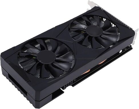 192-bit Gaming Graphics Card, 6GB GDDR6 Video Card, Dual Fan Cooling, AI Upscaling Support, Advanced Light Rendering for AAA Gaming Desktop in Kuwait