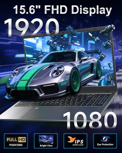 كمبيوتر محمول مقاس 15.6 بوصة، وذاكرة وصول عشوائي LPDDR5 سعة 12 جيجابايت، ومحرك أقراص SSD سعة 256 جيجابايت، وكمبيوتر محمول مزود بمعالج N95 رباعي النواة (Beats N5095,6500Y)، وشاشة FHD IPS، وواي فاي 6، ومنفذ USB C، وبصمة الإصبع، ولوحة مفاتيح بإضاءة خلفية، وأ in Kuwait