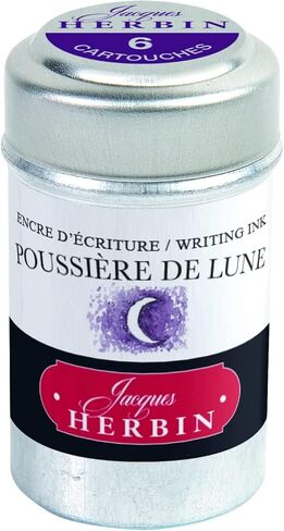 قلم حبر جاف J. Herbin - علبة واحدة تحتوي على 6 خراطيش - Poussiere de Lune in Saudi Arabia