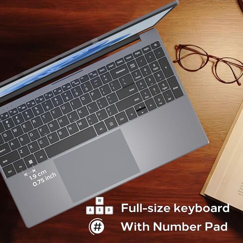 أجهزة الكمبيوتر المحمولة Phatom مقاس 15.6 بوصة FHD، متوافقة مع نظام التشغيل Windows 11، Core M3 (Beats Pentium، Celeron)، مروحة تبريد، ذاكرة الوصول العشوائي 4 جيجابايت، SSD 128 جيجابايت، تدعم ما يصل إلى 2 تيرابايت خارجي، HDMI، للأعمال والطلاب in Kuwait