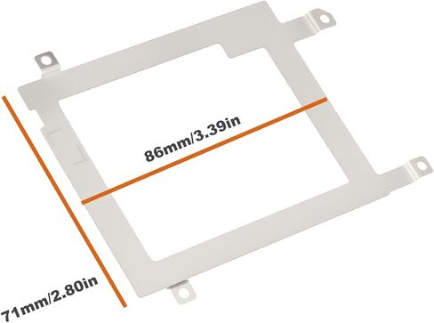 قطعتان من حامل القرص الصلب SATA للكمبيوتر المحمول من ECSiNG HDD/SSD متوافق مع إطار معدني Dell Latitude E7440 مع براغي in Kuwait