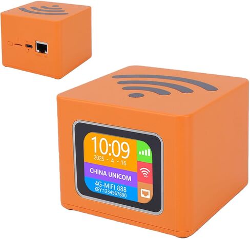 نقطة اتصال واي فاي محمولة 4G من Diyeeni، جهاز توجيه متنقل عالي السرعة بسرعة 300 ميجابت في الثانية مع فتحة بطاقة SIM وشاشة LED، بطارية 10H للسفر، تدعم 32 جهازًا، للسفر، المنزل، الألعاب in Kuwait