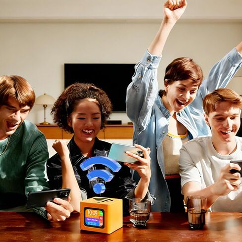 نقطة اتصال واي فاي محمولة 4G من Diyeeni، جهاز توجيه متنقل عالي السرعة بسرعة 300 ميجابت في الثانية مع فتحة بطاقة SIM وشاشة LED، بطارية 10H للسفر، تدعم 32 جهازًا، للسفر، المنزل، الألعاب in Kuwait