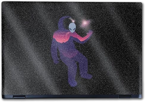 غلاف كمبيوتر محمول لامع لامع متوافق مع Alienware M16 R2 (2024) - رائد فضاء - غطاء لاصق واقٍ من الفينيل 3M ممتاز - سهل التطبيق | صُنع في الولايات المتحدة الأمريكية بواسطة MightySkins in Kuwait