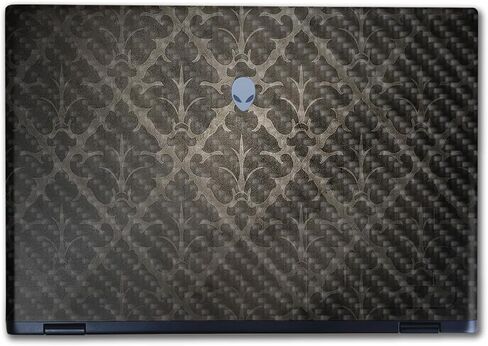 غلاف كمبيوتر محمول من ألياف الكربون متوافق مع Alienware M16 R2 (2024) - أناقة عتيقة - غطاء لاصق واقٍ من الفينيل 3M ممتاز - سهل التطبيق | صُنع في الولايات المتحدة الأمريكية بواسطة MightySkins in Kuwait