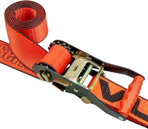 VULCAN Axle Tie Down Combo Strap - Chain Tail Ratchet - 2 x 114 Inch - 4 Pack - Classic Yellow - 3,300 Pound Safe Working Load in Saudi Arabia