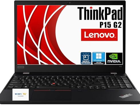 Lenovo ThinkPad P15 G2 Professional Mobile Workstation Laptop | Intel Core i7-11800H | NVIDIA T1200 Dedicated Graphics | 32GB RAM | 1TB PCIe SSD | 15.6" FHD IPS | Windows 11 Pro | WOWPC USB in Kuwait