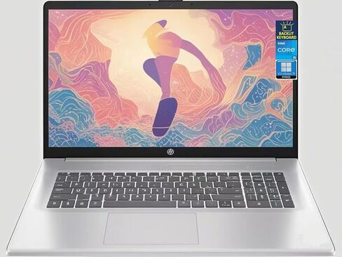 لاب توب اتش بي 17، شاشة فل اتش دي 17.3 بوصة، انتل كور i5-1335U، ذاكرة الوصول العشوائي 16 جيجا | 1 تيرابايت اس اس دي، كاميرا ويب، اتش دي ام اي، بلوتوث، نوع سي، واي فاي، ويندوز 11 برو، فضي in Kuwait