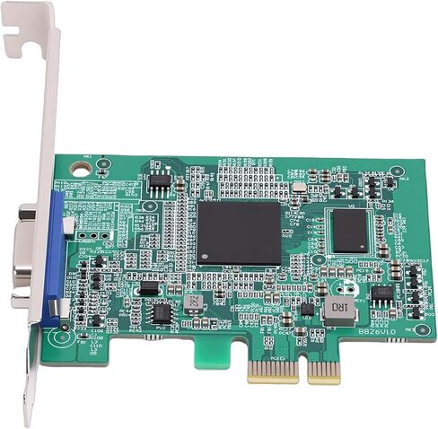 بطاقة رسومات Zopsc PCIe، ذاكرة فيديو 512 ميجابايت، واجهة VGA، استهلاك منخفض للطاقة، بدون توصيل وتشغيل، مع واجهة PCI بفتحة مزدوجة للكمبيوتر المكتبي، أوضاع عرض متعددة in Kuwait